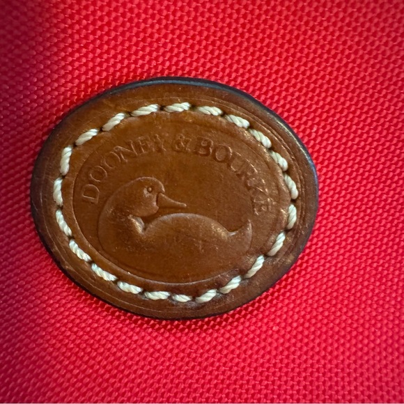 Dooney & Bourke Red Nylon Zip Pouch - Picture 4 of 10